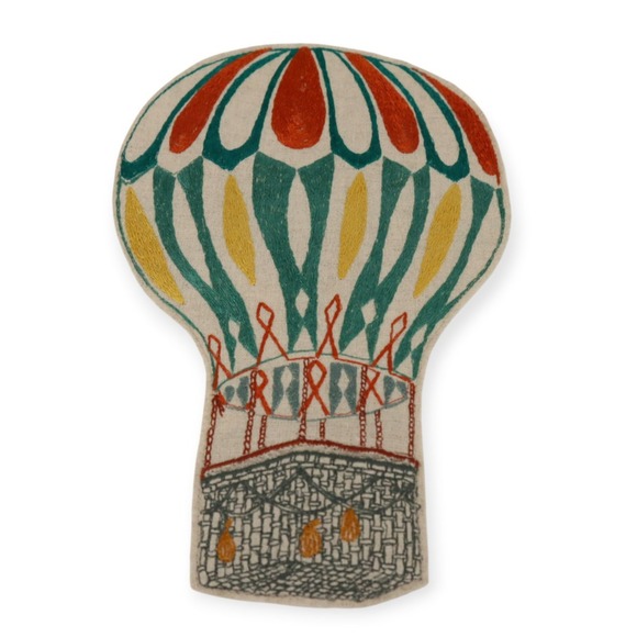 Other - Coral & Tusk Embroidered Hot Air Balloon Wall Hanging